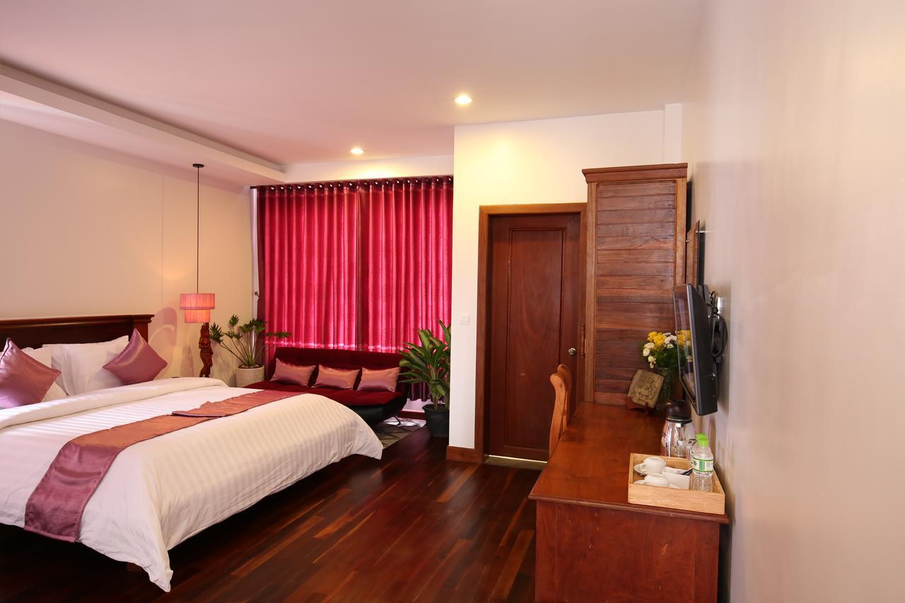 Holy Angkor Deluxe Hotel Siem Reap Eksteriør billede
